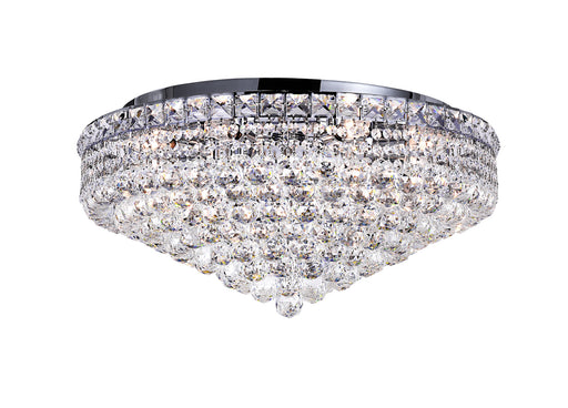 CWI Lighting 8002C24C Luminous 12 Light Flush Mount, Chrome Main Image.jpg