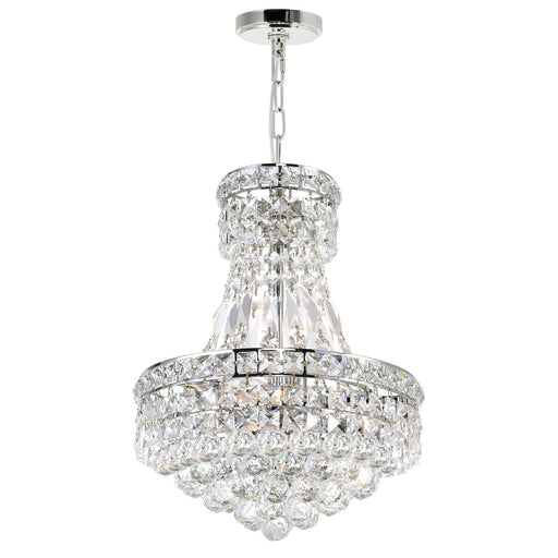 CWI Lighting 8002P12C Luminous Four Light Mini Chandelier Chrome Alt 1.jpg