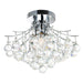 CWI Lighting 8012C16C Princess Four Light Flush Mount Chrome Alt 1.jpg