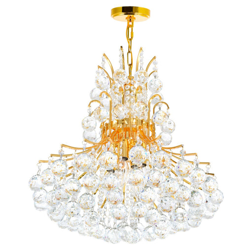 CWI Lighting 8012P24G Princess Ten Light Chandelier Gold Alt 1.jpg