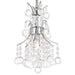 CWI Lighting 8012P8C Princess One Light Mini Chandelier Chrome Alt 1.jpg