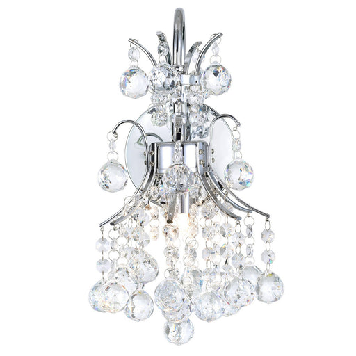 CWI Lighting 8012W8C Princess One Light Wall Sconce Chrome Alt 1.jpg