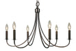 Framburg 1006 MB Maisonette Six Light Chandelier, Mahogany Bronze Main Image.jpg