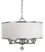 Framburg 4998 PN Glamour Five Light Chandelier, Polished Nickel Main Image.jpg