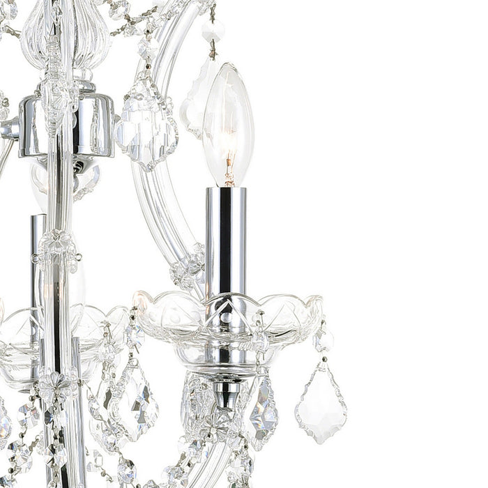 CWI Lighting 8311P12C-3 Maria Theresa Four Light Mini Chandelier Chrome Alt 3.jpg