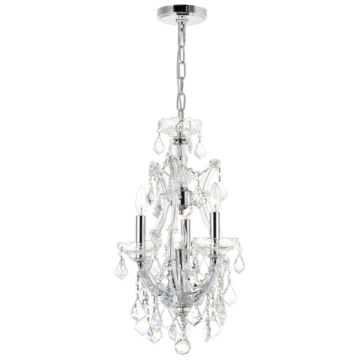 CWI Lighting 8311P12C-3 Maria Theresa Four Light Mini Chandelier Chrome.jpg