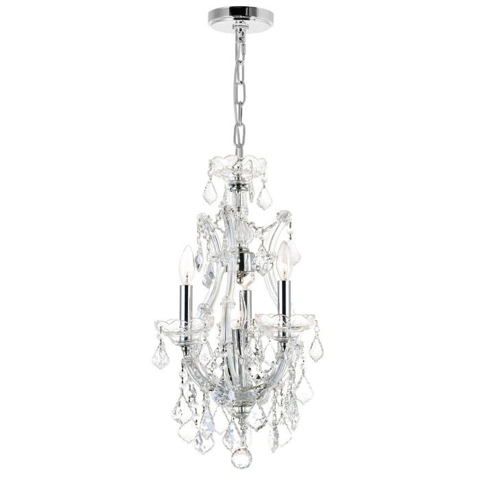 CWI Lighting 8311P12C-3 Maria Theresa Four Light Mini Chandelier Chrome.jpg