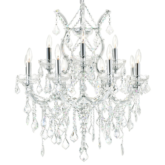 CWI Lighting 8311P30C-13 (Clear) Maria Theresa 13 Light Chandelier Chrome Alt 1.jpg