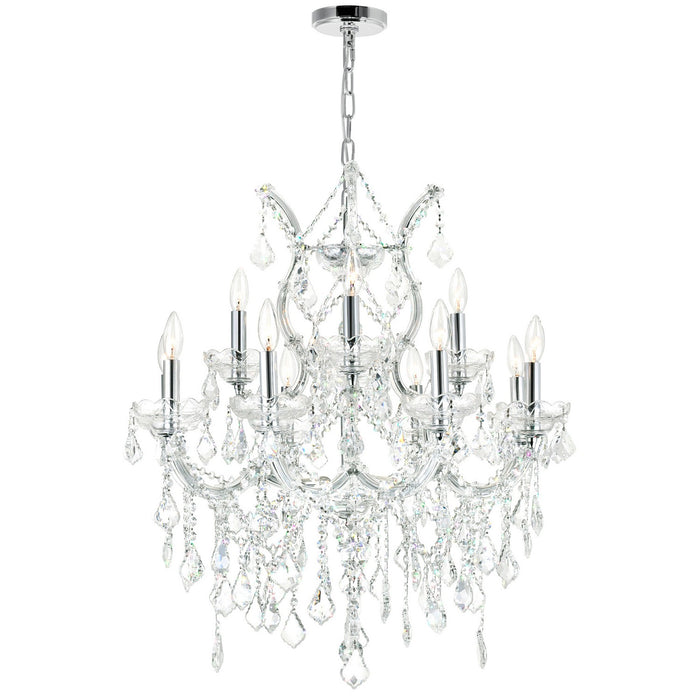 CWI Lighting 8311P30C-13 (Clear) Maria Theresa 13 Light Chandelier Chrome.jpg