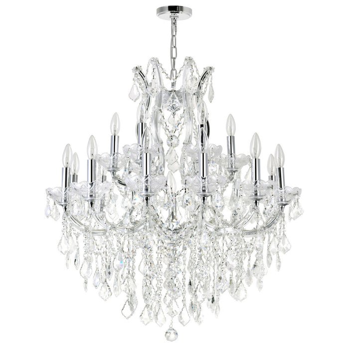 CWI Lighting 8311P32C-19 (Clear) Maria Theresa 19 Light Chandelier Chrome Alt 5.jpg