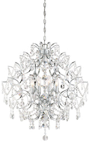 Minka-Lavery 3158-77 Isabella'S Crown Eight Light Chandelier, Chrome Main Image.jpg
