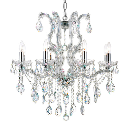 CWI Lighting 8312P28C-8 (Clear) Colossal Eight Light Chandelier Chrome Alt 1.jpg