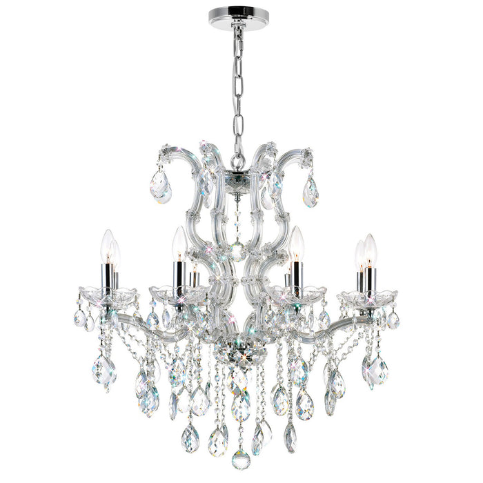 CWI Lighting 8312P28C-8 (Clear) Colossal Eight Light Chandelier Chrome.jpg