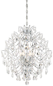 Minka-Lavery 3157-77 Isabella'S Crown Six Light Chandelier, Chrome Main Image.jpg