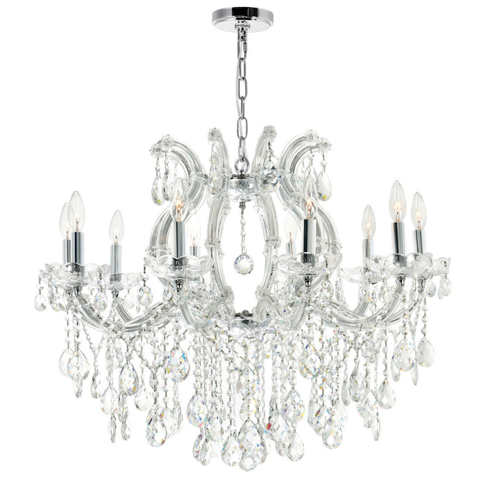 CWI Lighting 8312P32C-10 (Clear) Colossal Ten Light Chandelier Chrome.jpg