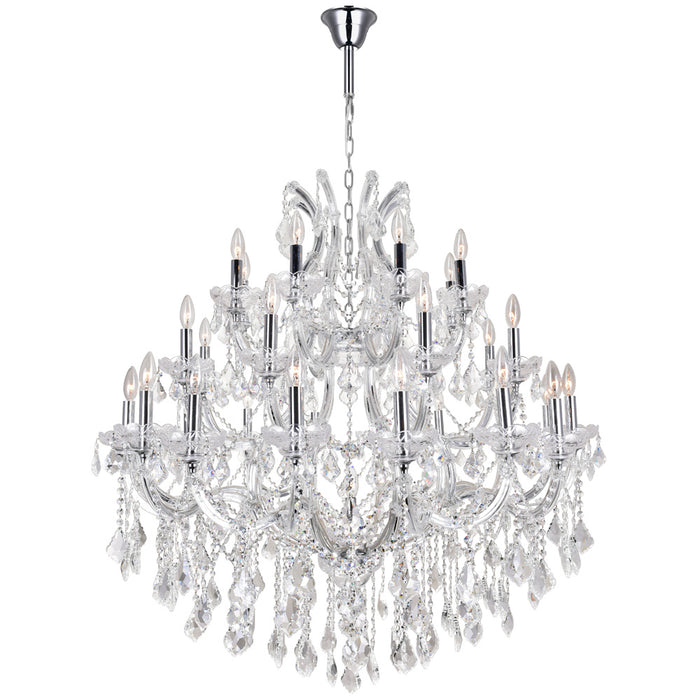 CWI Lighting 8318P42C-33 (Clear) Maria Theresa 33 Light Chandelier Chrome Alt 1.jpg