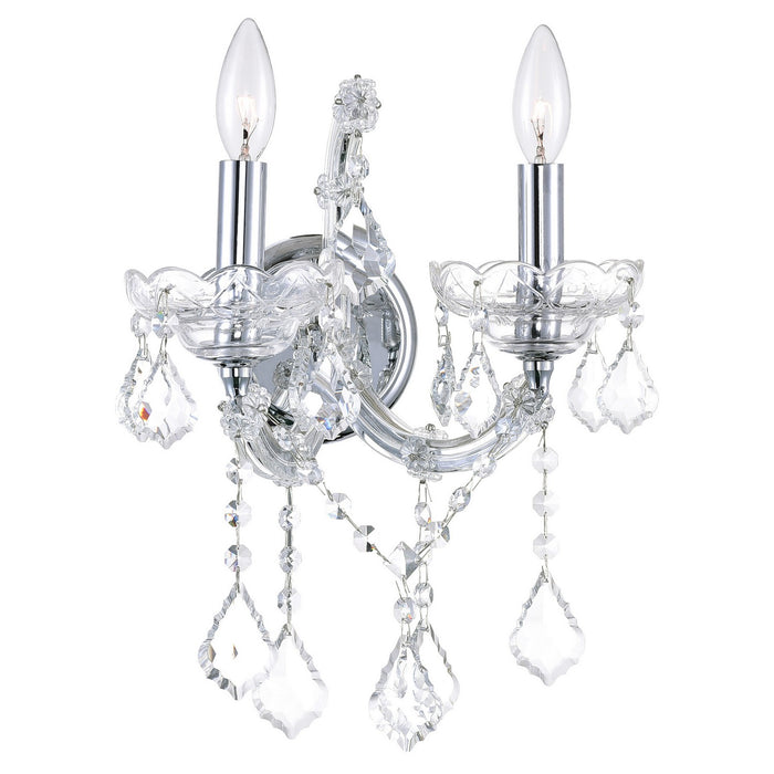 CWI Lighting 8318W12C-2 (Clear) Maria Theresa Two Light Wall Sconce Chrome Alt 2.jpg