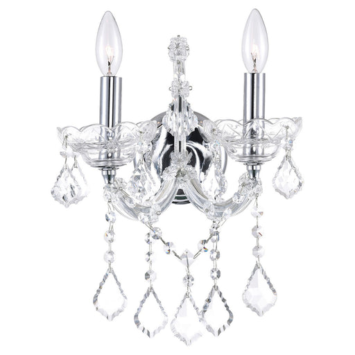 CWI Lighting 8318W12C-2 (Clear) Maria Theresa Two Light Wall Sconce Chrome.jpg