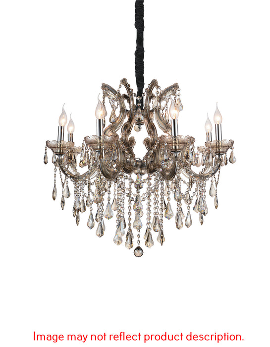 CWI Lighting 8319P32C-8 (Clear) Maria Theresa Eight Light Chandelier Chrome.jpg