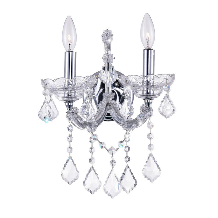 CWI Lighting 8397W12C-2(Clear) Maria Theresa Two Light Wall Sconce Chrome.jpg