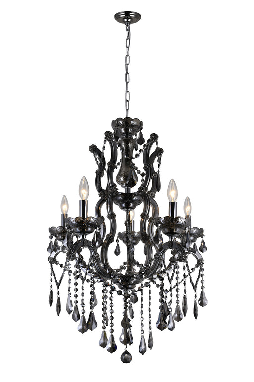 CWI Lighting 8398P24C-5(Smoke) Abby Five Light Chandelier Chrome.jpg