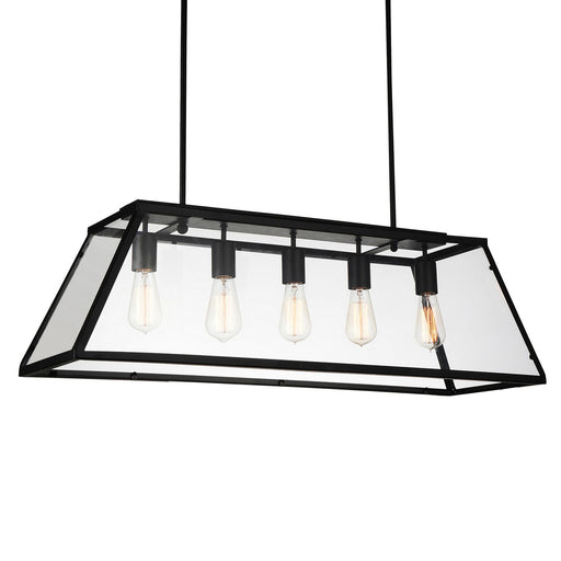 CWI Lighting 9601P36-5-101 Alyson Five Light Chandelier Black Alt 1.jpg