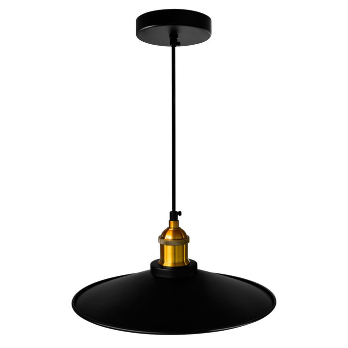 CWI Lighting 9605P13-1-101 Brave One Light Mini Pendant Black Alt 2.jpg