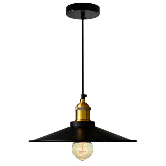 CWI Lighting 9605P13-1-101 Brave One Light Mini Pendant Black.jpg