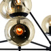 CWI Lighting 9614P39-10-101 Glow Ten Light Chandelier Black Alt 4.jpg