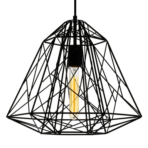 CWI Lighting 9625P16-1-101 Bagheera One Light Pendant Black Alt 1.jpg