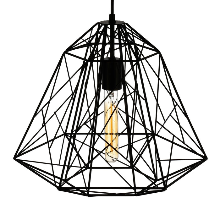 CWI Lighting 9625P16-1-101 Bagheera One Light Pendant Black Alt 2.jpg