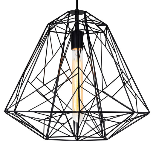 CWI Lighting 9625P20-1-101 Bagheera One Light Pendant Black Alt 1.jpg