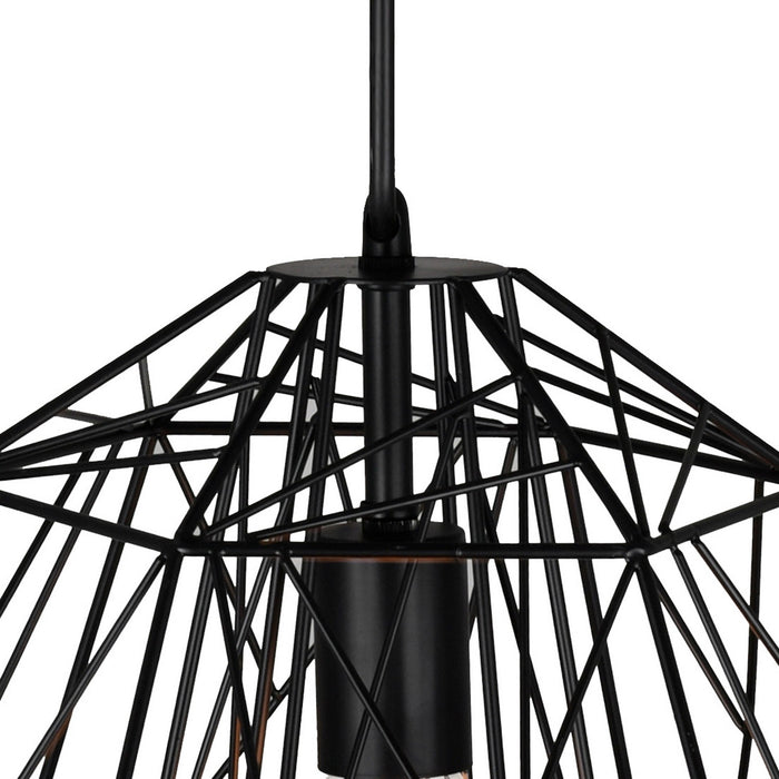 CWI Lighting 9625P20-1-101 Bagheera One Light Pendant, Black Alternate Image 2.jpg