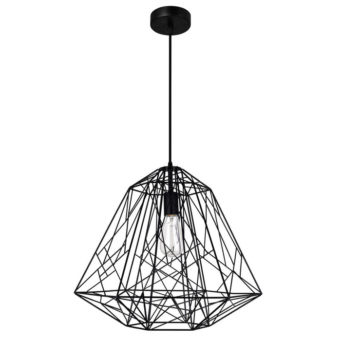 CWI Lighting 9625P20-1-101 Bagheera One Light Pendant, Black Alternate Image.jpg