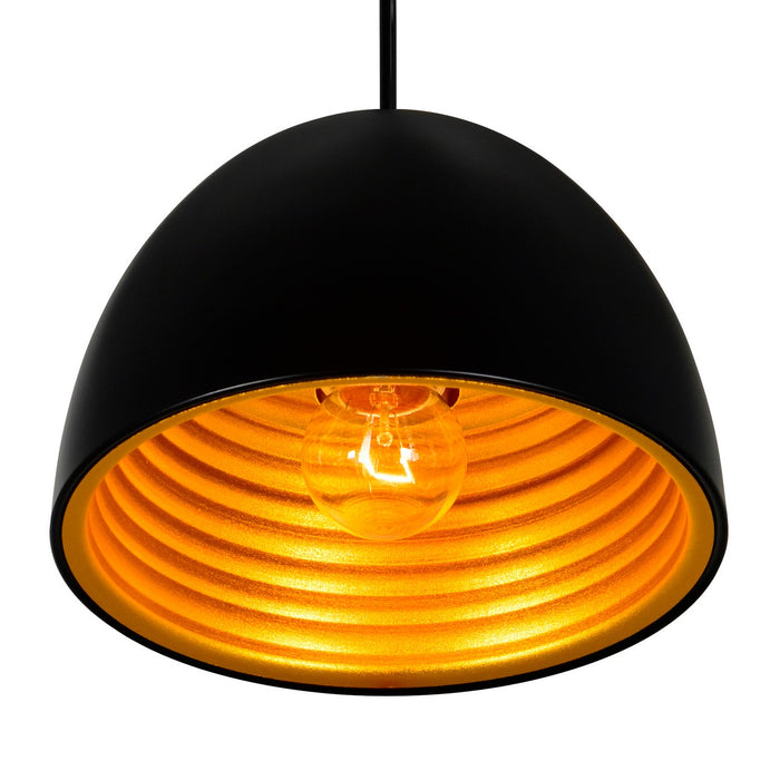 CWI Lighting 9630P7-1-101 Modest One Light Mini Pendant Black Alt 1.jpg