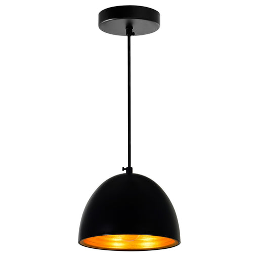 CWI Lighting 9630P7-1-101 Modest One Light Mini Pendant Black.jpg