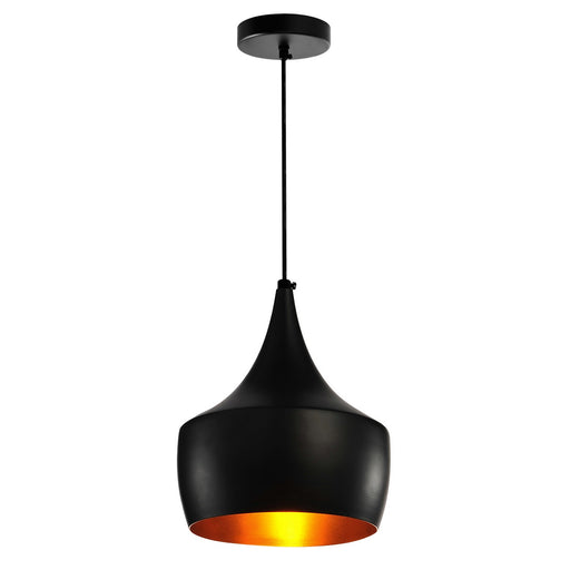 CWI Lighting 9631P10-1-101 Dynamic One Light Mini Pendant Black.jpg