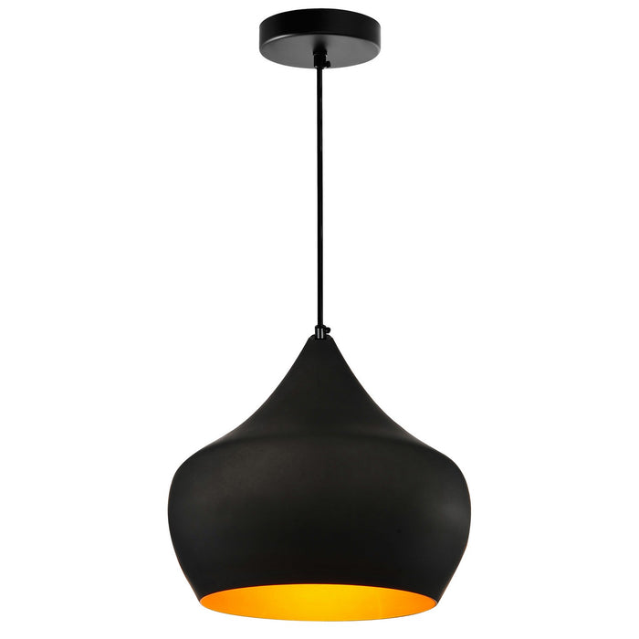 CWI Lighting 9632P15-1-101 Dynamic One Light Pendant Black.jpg