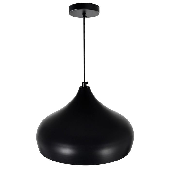 CWI Lighting 9633P16-1-101 Dynamic One Light Pendant Black Alt 2.jpg