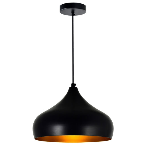 CWI Lighting 9633P16-1-101 Dynamic One Light Pendant Black.jpg