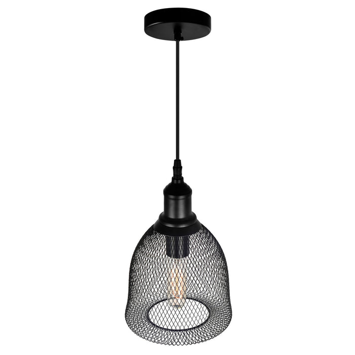 CWI Lighting 9638P7-1-101 Drea One Light Mini Pendant Black Alt 2.jpg