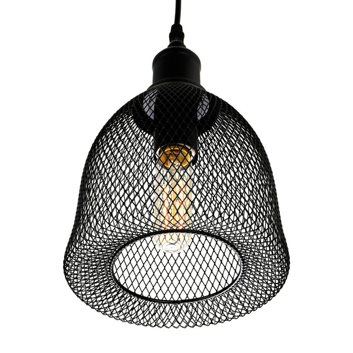 CWI Lighting 9638P7-1-101 Drea One Light Mini Pendant Black Alt 3.jpg