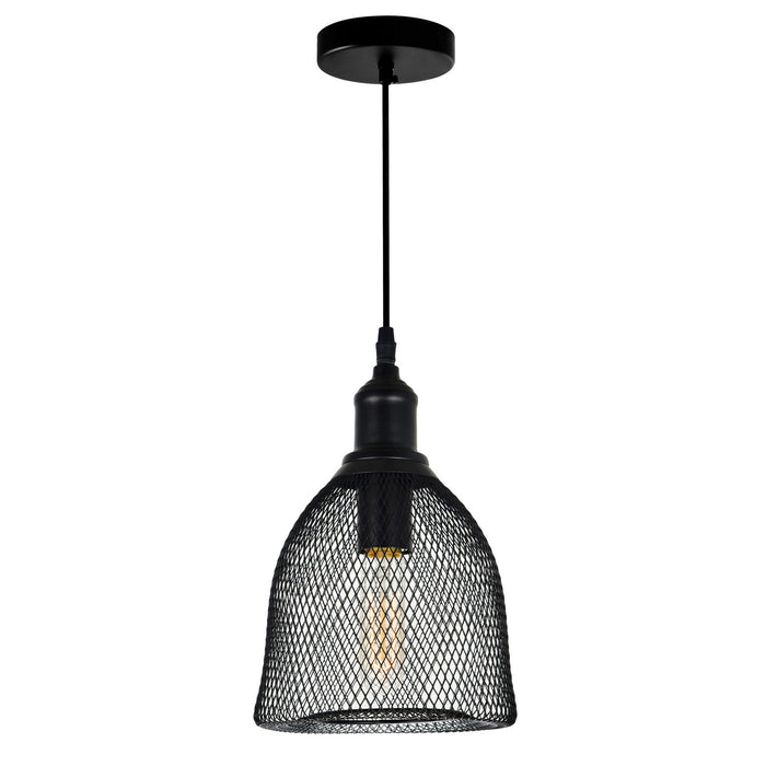 CWI Lighting 9638P7-1-101 Drea One Light Mini Pendant Black.jpg