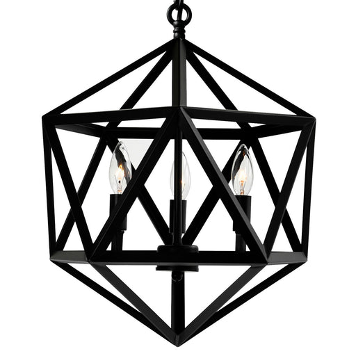 CWI Lighting 9641P17-3-101 Amazon Three Light Pendant Black Alt 1.jpg