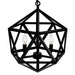 CWI Lighting 9641P17-3-101 Amazon Three Light Pendant, Black Alternate Image 4.jpg