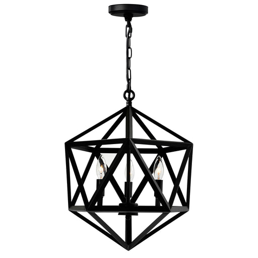 CWI Lighting 9641P17-3-101 Amazon Three Light Pendant Black.jpg