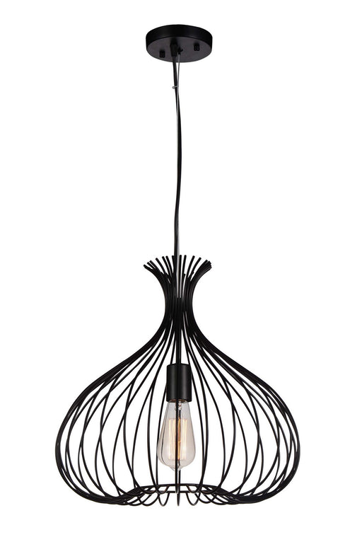 CWI Lighting 9650P16-1-101 Darleen One Light Pendant Black.jpg