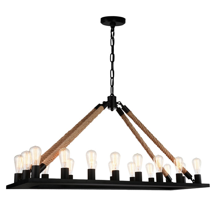 CWI Lighting 9671P49-18-RC-101 Ganges 18 Light Chandelier Black.jpg