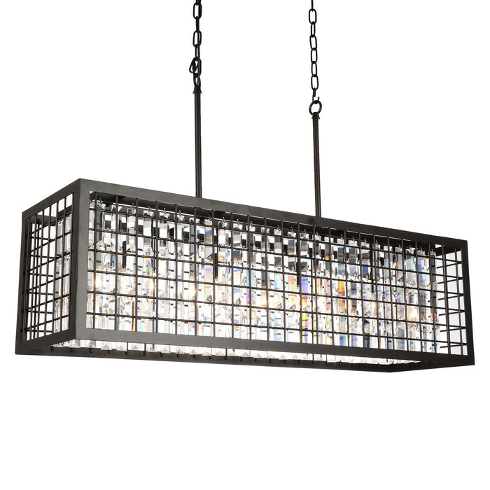 CWI Lighting 9697P36-4-192 Meghna Four Light Chandelier Brown Alt 1.jpg