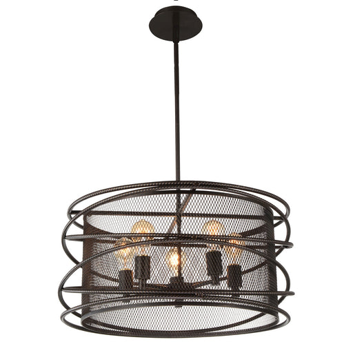 CWI Lighting 9700P22-5-197 Darya Five Light Pendant Brown.jpg